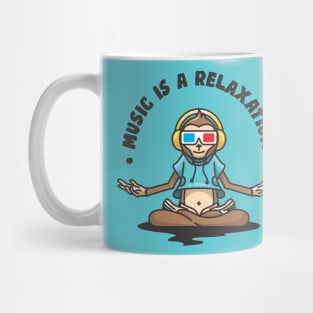 monkey relaxation Mug